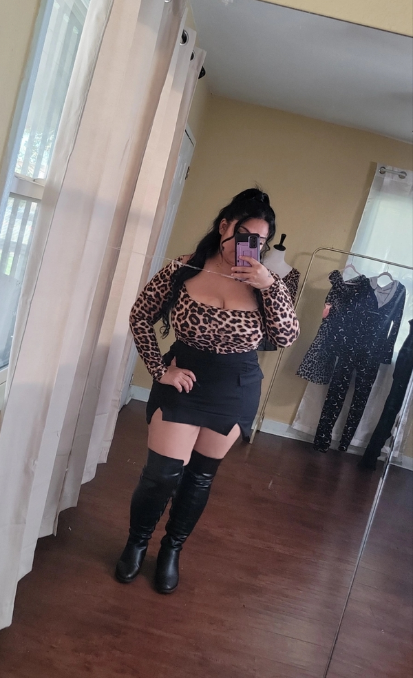 Cassie cheetah bodysuit