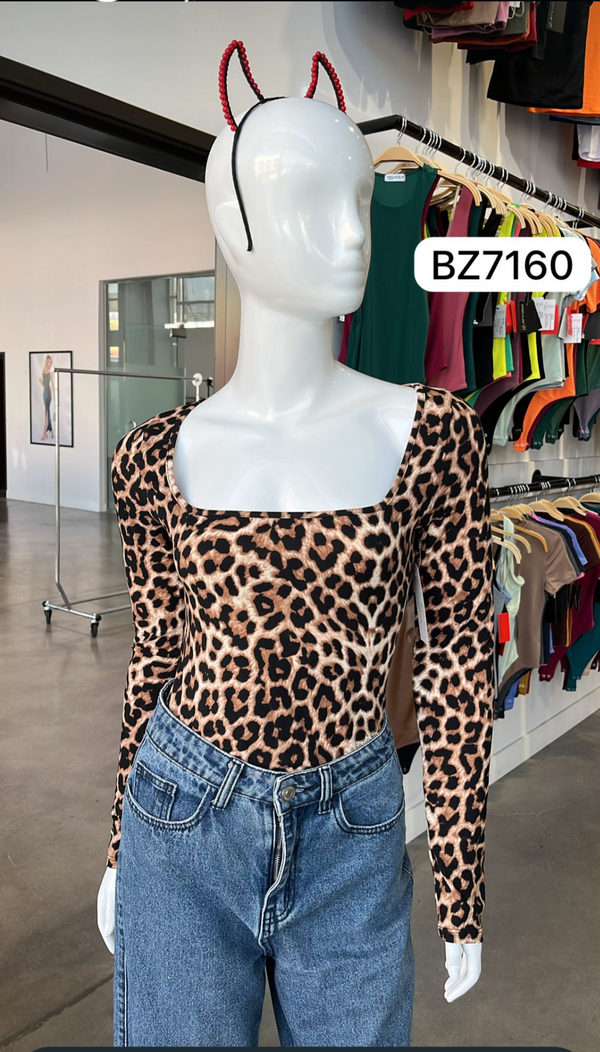 Cassie cheetah bodysuit