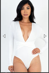 Minerva criscross bodysuit