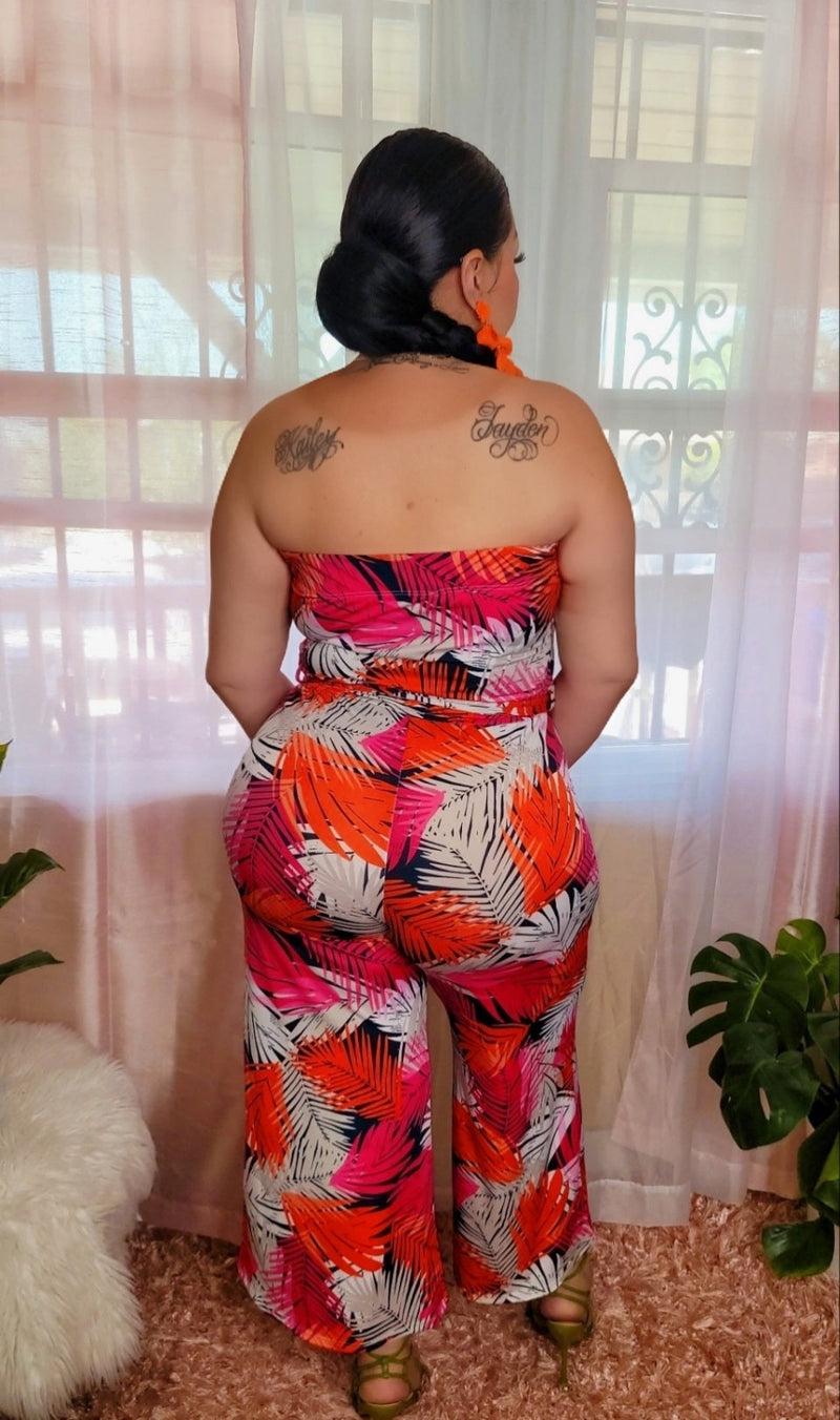 Tropical vibes jumpsuit